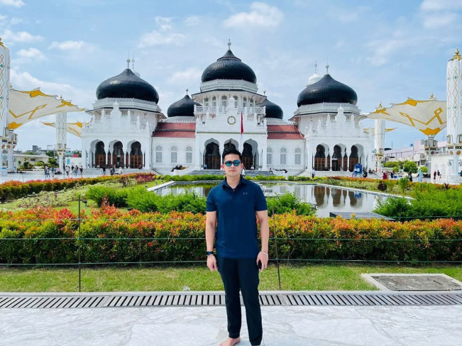 Aufar Hutapea dikenal sebagai seorang pengusaha. [Instagram]